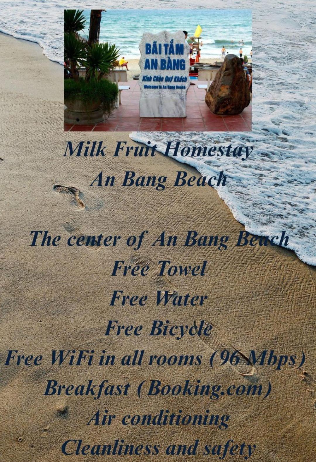 Milk Fruit Homestay - An Bang Beach Хойан Экстерьер фото